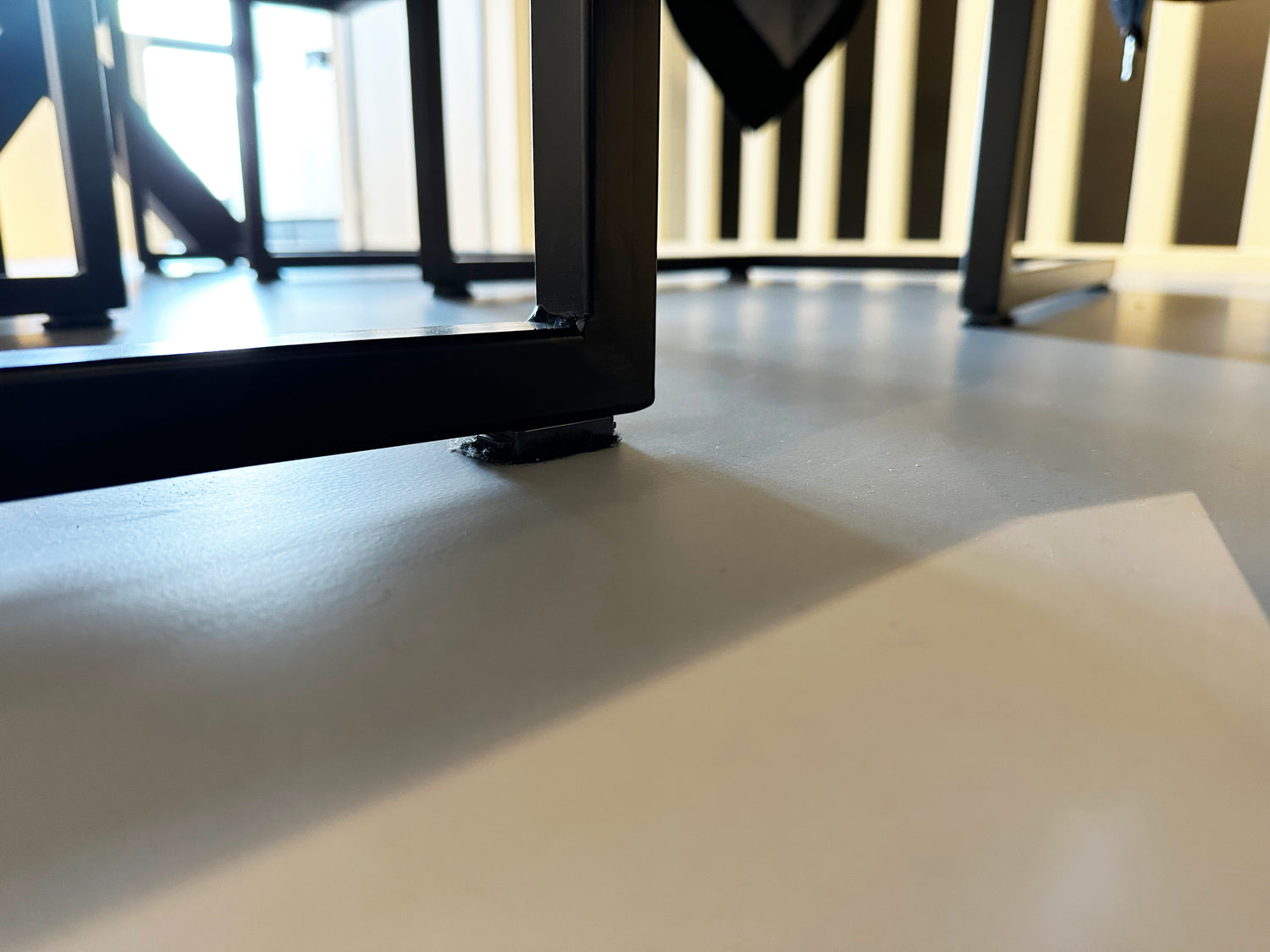 Gietvloer met meubilair